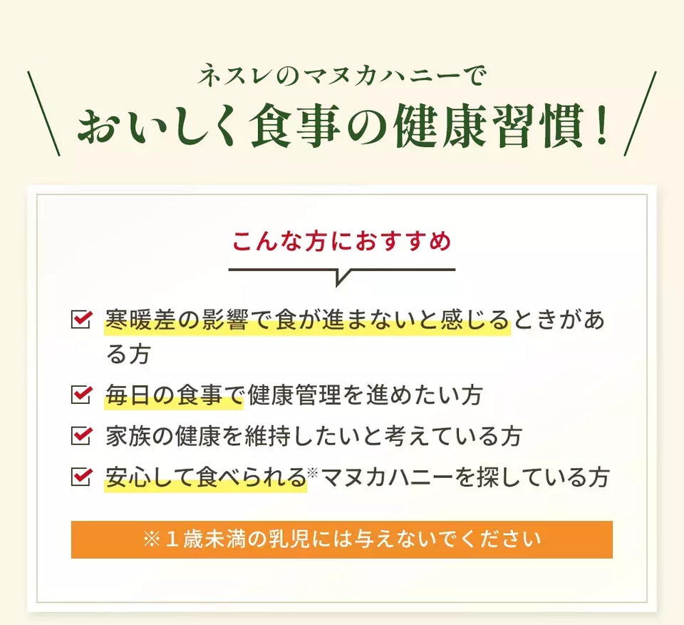 ネスレの本物マヌカハニー本場ニュージーランド産 バリーウェルネス マヌカハニー UMF10+MGO265+